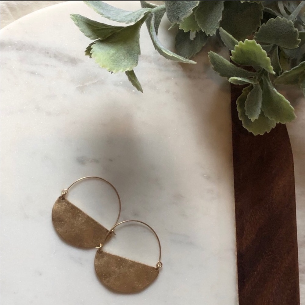 NWOT Semi-Circle Hoops